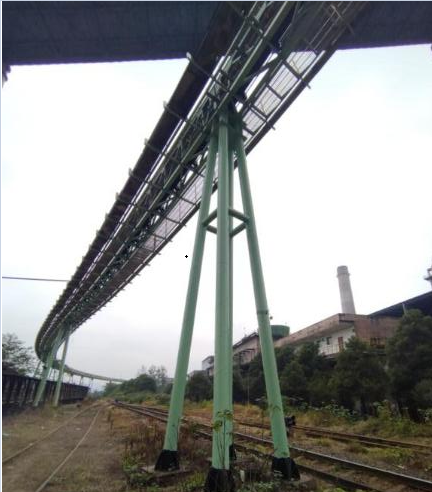 煉鐵廠高輔車間Φ300管帶機(jī)通廊加固設(shè)計